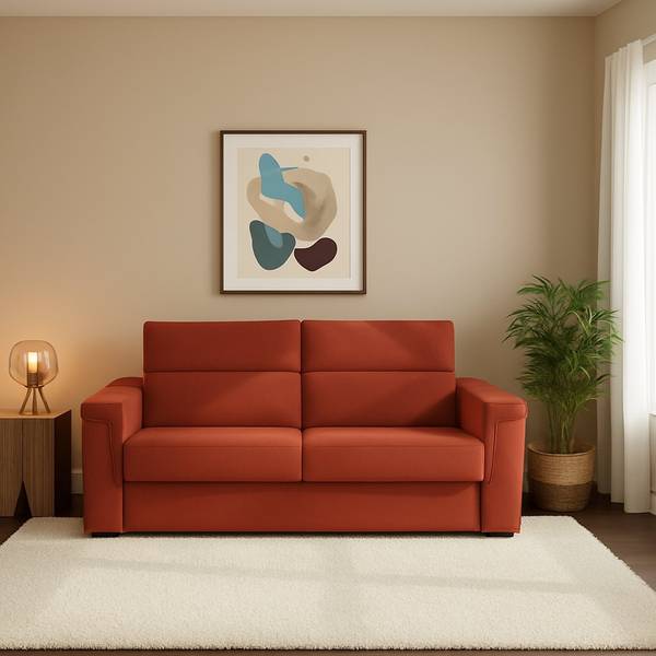 2-Sitzer Schlafsofa Biscossi Orange