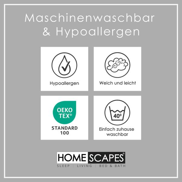 Wasserdichter Bettdecken-Schonbezug Breite: 230 cm