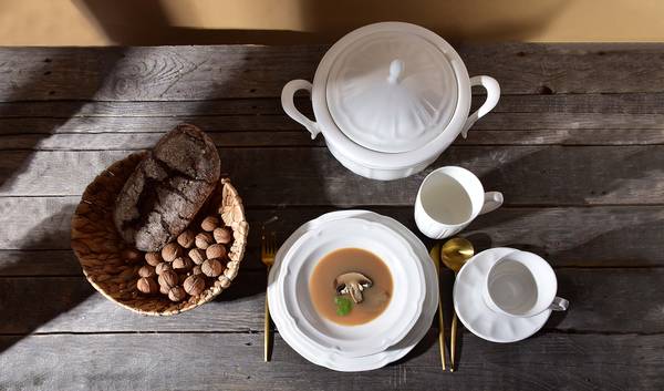 Dessertteller HELLA Weiß - Fine Bone China - Porzellan - 20 x 2 x 20 cm