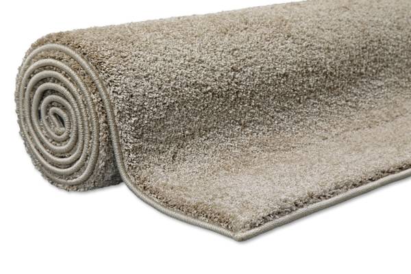 Kurzflorteppich Wogh Beige - Sandbraun - 80 x 150 cm