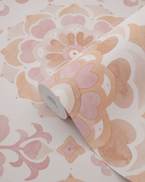 Tapete 131785 Pink - Papier - 50 x 900 x 50 cm