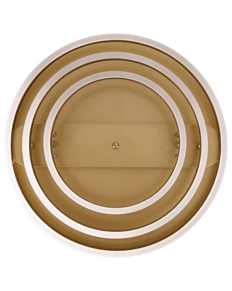 Deckenventilator AUCILLA 2-tlg Gold - Weiß - Metall - 107 x 41 x 107 cm