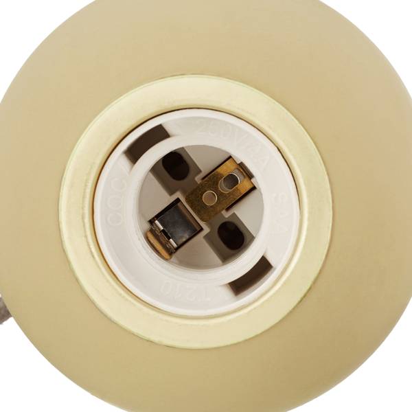 Dekoleuchte aus Beton Gold - Grün - Eisen - Beton - 9 x 9 x 9 cm