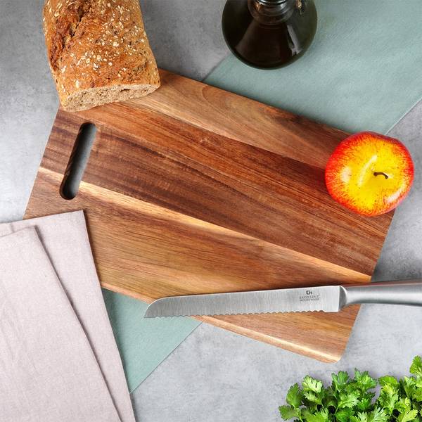 Schneidebrett 259743 Braun - Massivholz - 25 x 2 x 40 cm