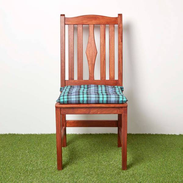 Stuhlkissen Blackwatch 4er Set Grün - Baumwollstoff - 40 x 5 x 40 cm