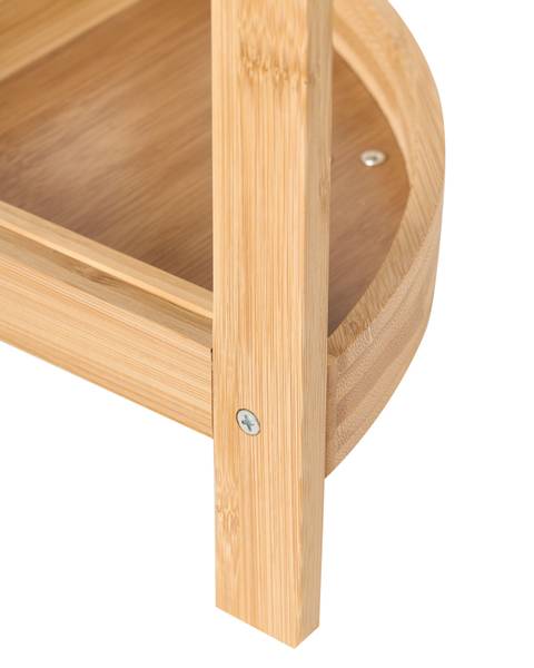 Badezimmerregal ILLAMPU Braun - Bambus - 34 x 77 x 23 cm