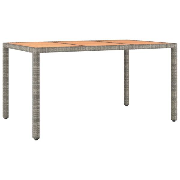 Garten-Essgruppe 3028994-2 (7-teilig) Grau - Polyester - Akazie - Stahl - 190 x 75 x 90 cm