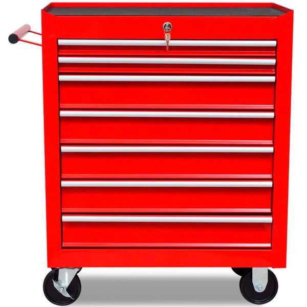 Chariot d'atelier 3002753-2 Rouge