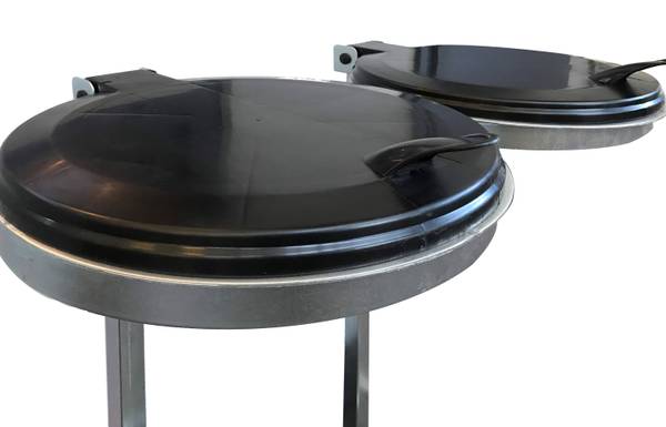 Müllsackständer Bravo Silber - 80 x 96 x 43 cm