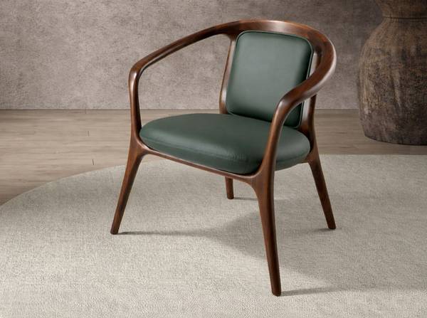 Fauteuil 5181 Vert - Tissu - Vinyle - 71 x 72 x 64 cm