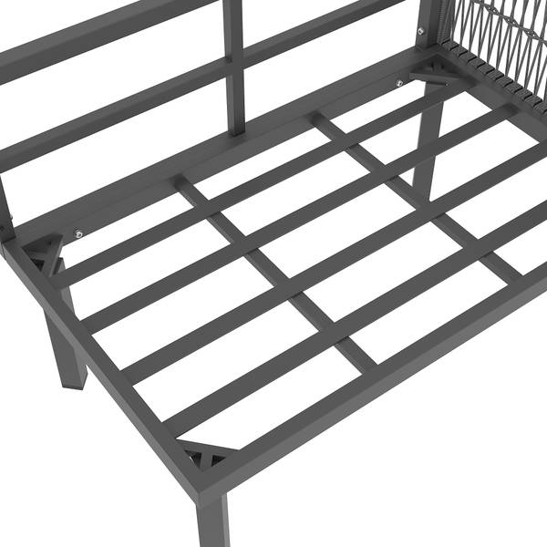 Gartenlounge-Set Gaia Ⅵ（6-tlg） Grau - Holzwerkstoff - Metall - Kunststoff - Textil