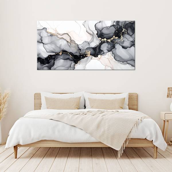 Wandbild Marmor 80 x 40 cm