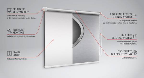 Rollo IRONIA 60 x 140 cm