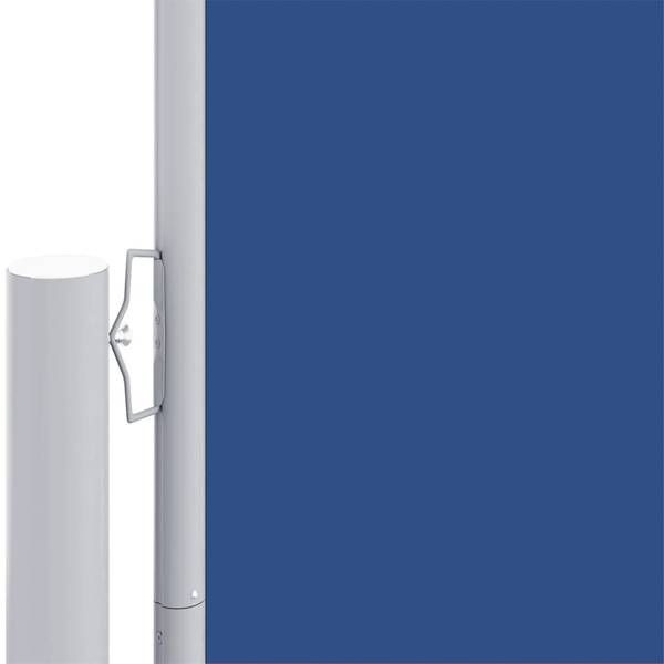 Seitenmarkise 3016426-5 Blau - Polyester - Aluminium - Stahl - 600 x 200 x 1 cm