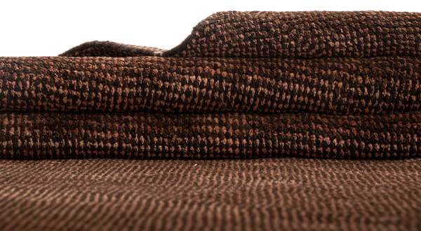 Tapis Juma CXI Marron - Laine - 151 x 1 x 196 cm