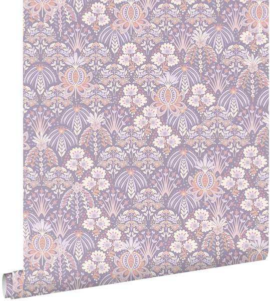 Tapete 130970 Violett - Fleece - 50 x 900 x 50 cm
