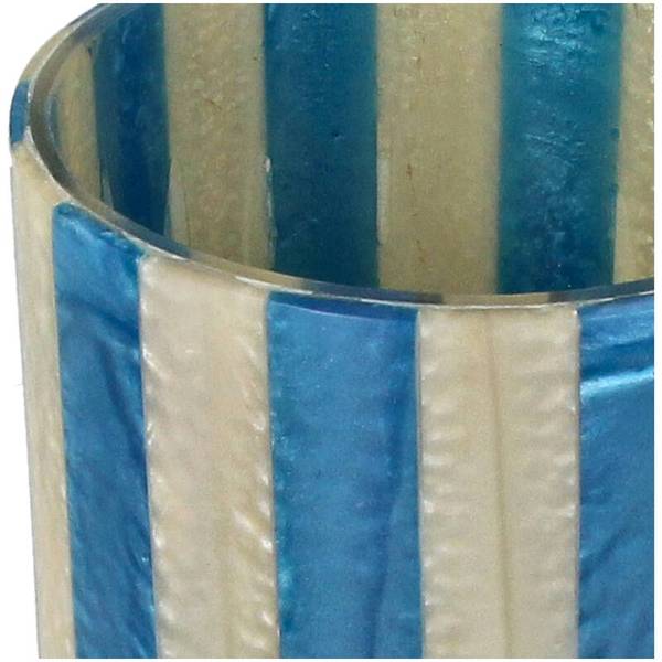 Kerzenhalter Stripes Blau