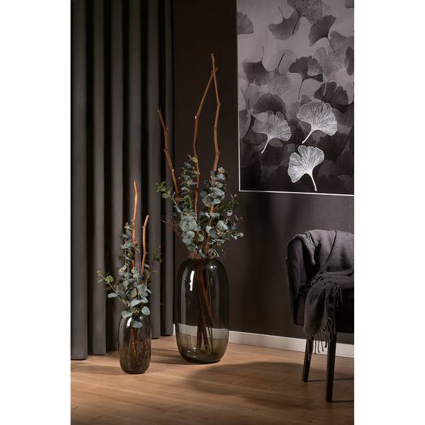 Vase BRASIL Grau - Glas - 16 x 30 x 16 cm