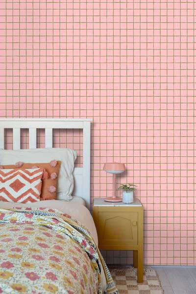 Tapete 131594 Pink - Papier - 53 x 1005 x 53 cm