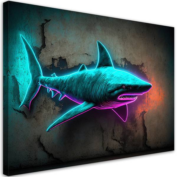 Canvas schilderij Neon 120 x 80 cm