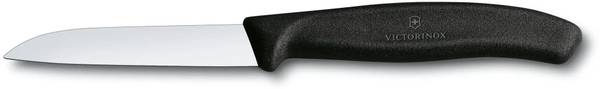 Schälmesser Swiss Classic Schwarz - Naturfaser - 2 x 2 x 1 cm