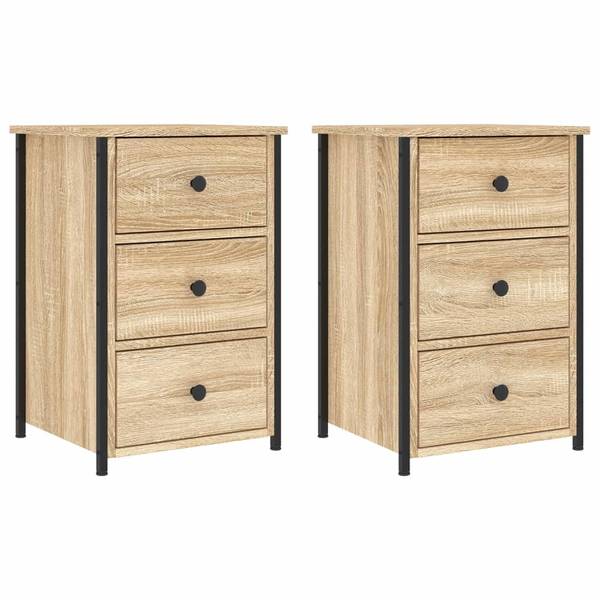 Nachttisch M641415 Braun - Holzwerkstoff - 36 x 60 x 40 cm
