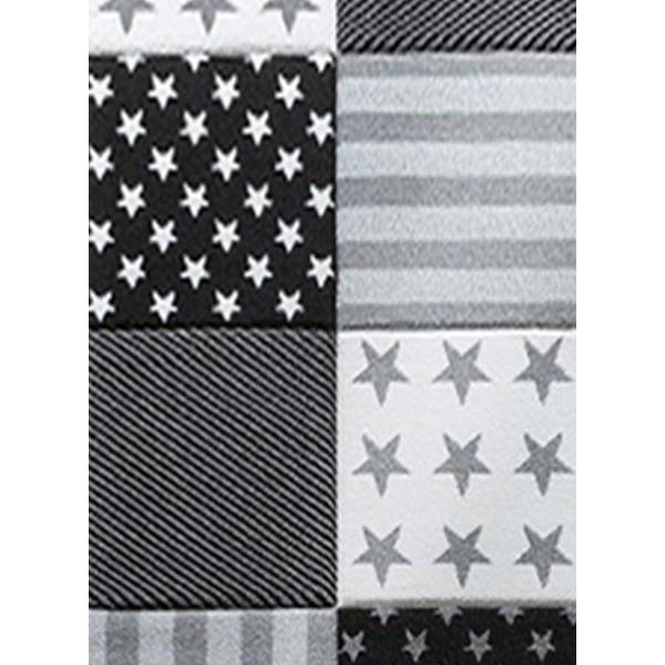 Tapis enfant FLAG START 240x340 gris Gris - Matière plastique - 240 x 2 x 340 cm