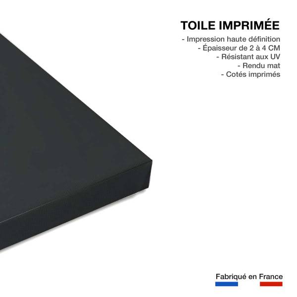 Tableau pommes et gouttes d'eau 80 x 80 x 80 cm - Fibres naturelles