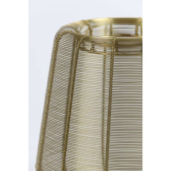 Tischleuchte Adeta Gold - Stahl - 22 x 26 x 22 cm