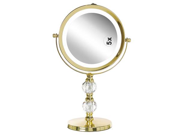 Kosmetikspiegel CLAIRA Gold