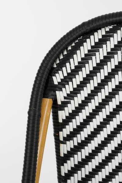 Gartenbank Mandox Weiß - Rattan - 60 x 93 x 98 cm