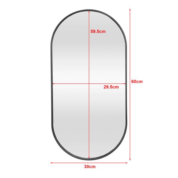 Wandspiegel Picciano Schwarz