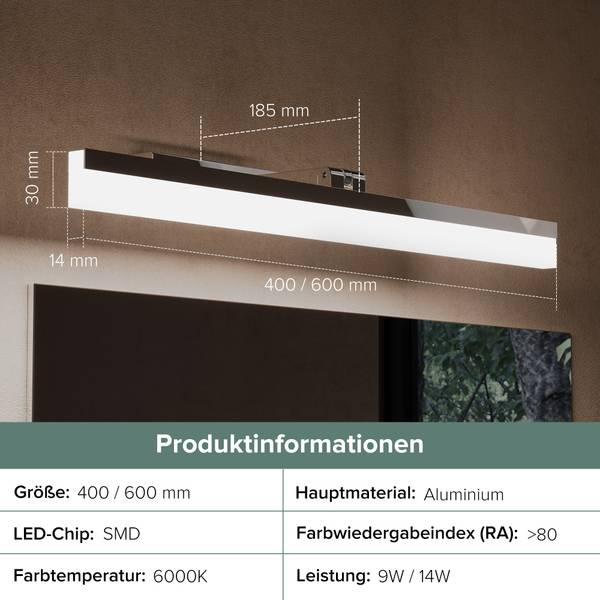 Wandleuchten Luxaris Silber - Breite: 60 cm