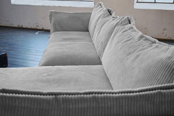 Ecksofa QUENYA Hellgrau