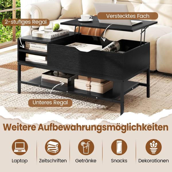 Couchtisch VH35630 Schwarz