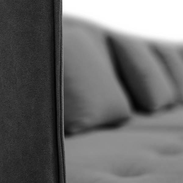 Ecksofa APOLLO U mit Schlaffunktion Grau - Polyester - 348 x 93 x 188 cm