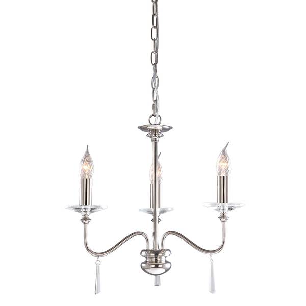 Kronleuchter CANDELA 6 Silber - Metall - 55 x 108 x 55 cm