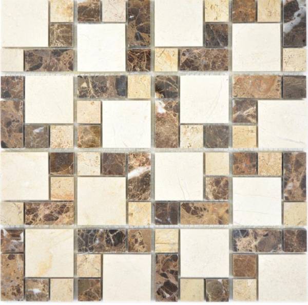 Mosaikfliesen 88-1313 Stein - 31 x 31 x 31 cm
