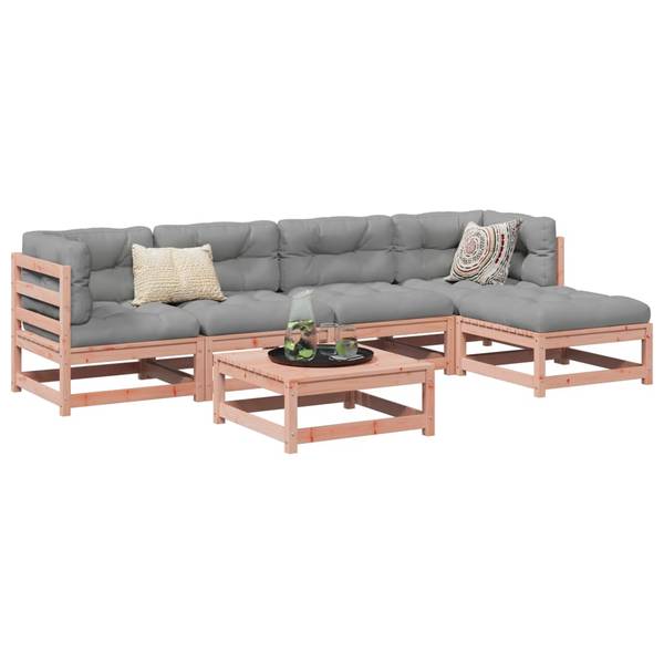 Garten-Lounge-Set 3042312-1 (6-teilig) Kiefer Dekor