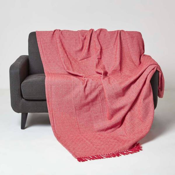 Couverture Malda Rouge - 150 x 200 cm
