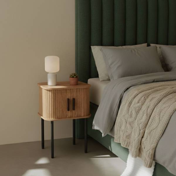 Nachttisch SCAVA Braun - Holzwerkstoff - 40 x 53 x 40 cm