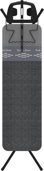 Strijkplank Facile zwart - roestvrij staal - 43 x 5-97 x 161 cm