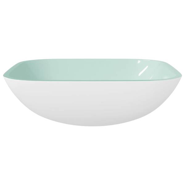 Waschbecken 3013939 Weiß - Glas - 42 x 14 x 42 cm