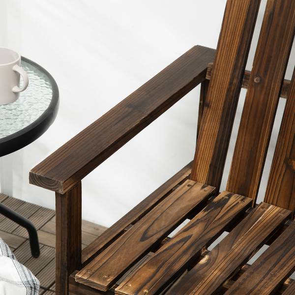 Gartenbank 84G-106V00DW Braun - Massivholz - 63 x 86 x 114 cm