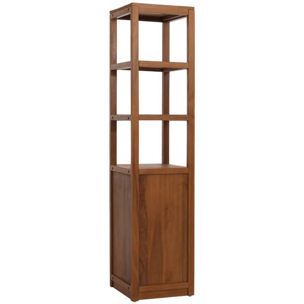 Regal M86 Braun - Teakholz - 40 x 180 x 40 cm
