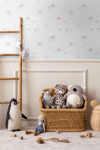 Tapete 640637 Pink - Papier - 53 x 1005 x 53 cm