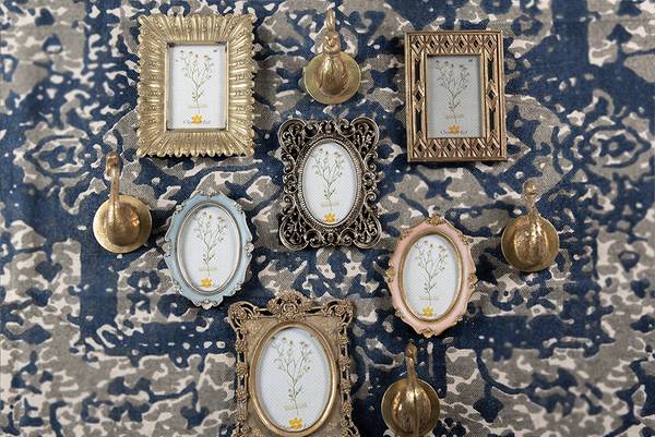 Fotolijst Melie roze - kunststof - 2 x 20 x 15 cm