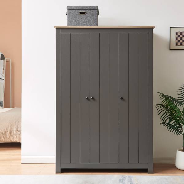 Kleiderschrank Vasand Grau