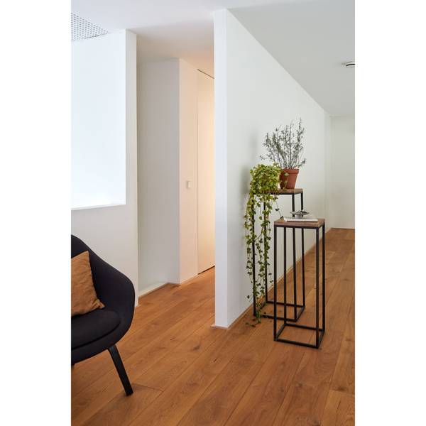 Säule Yarula Schwarz - Braun - Eisen - Stahl - 35 x 102 x 35 cm