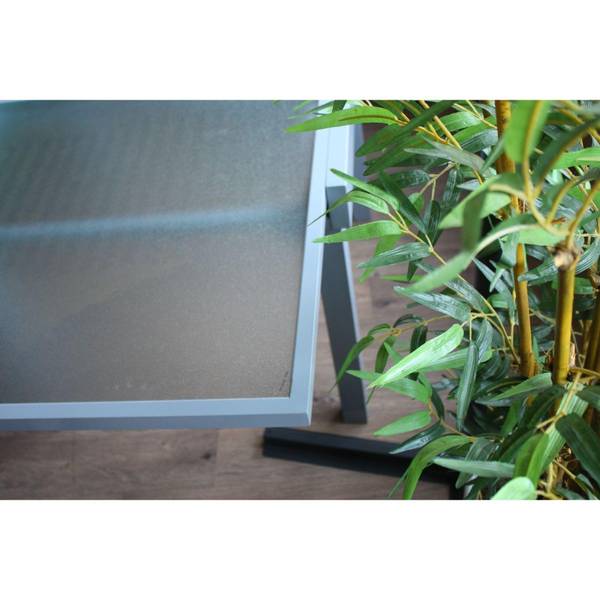 Gartentisch ADAM Grau - Metall - 65 x 75 x 65 cm